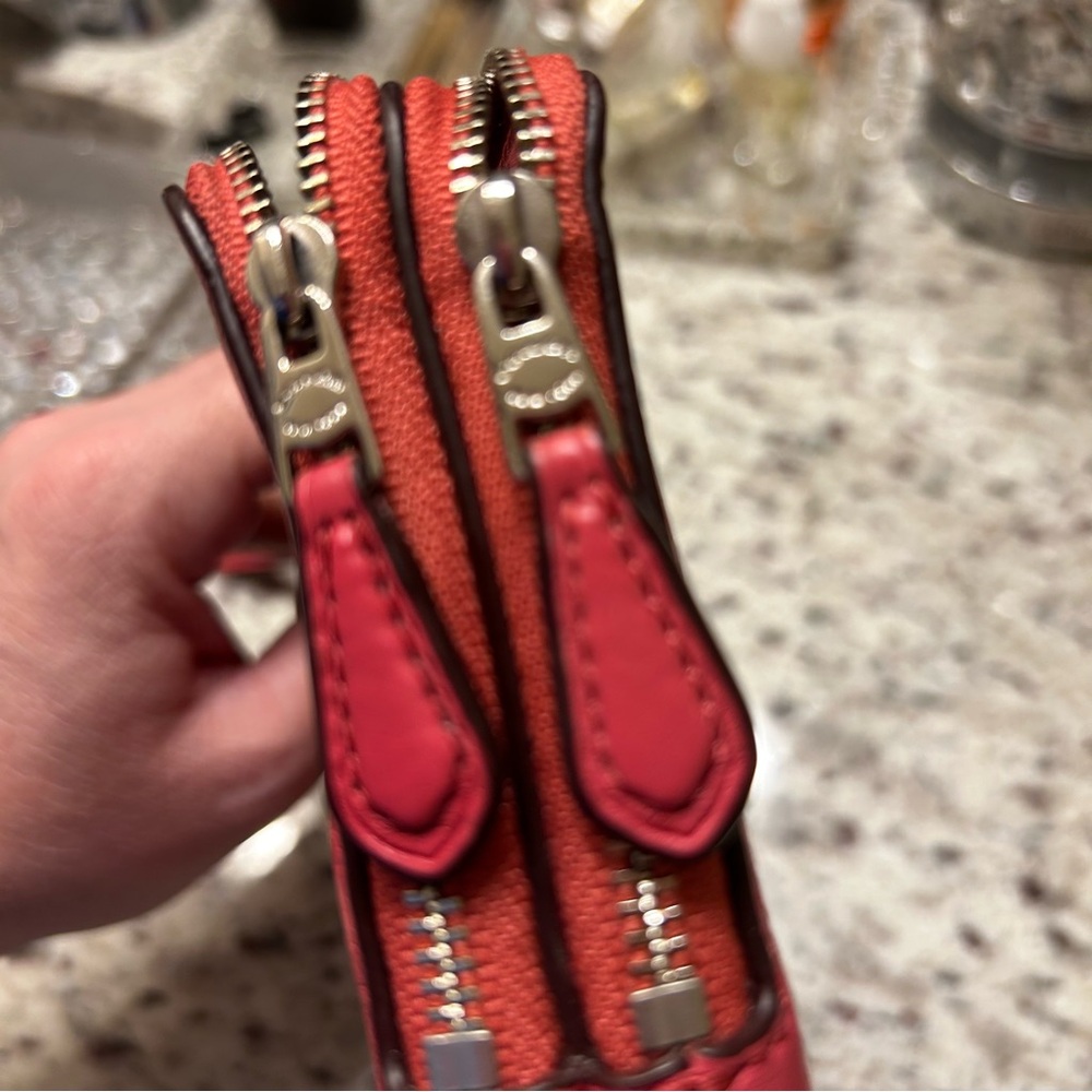 Coach pink Leather Wristlet - Picture 7 of 8